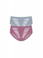 Cotonella dámské kalhotky GD130 2pack růžová/jeans  | Vermali.cz